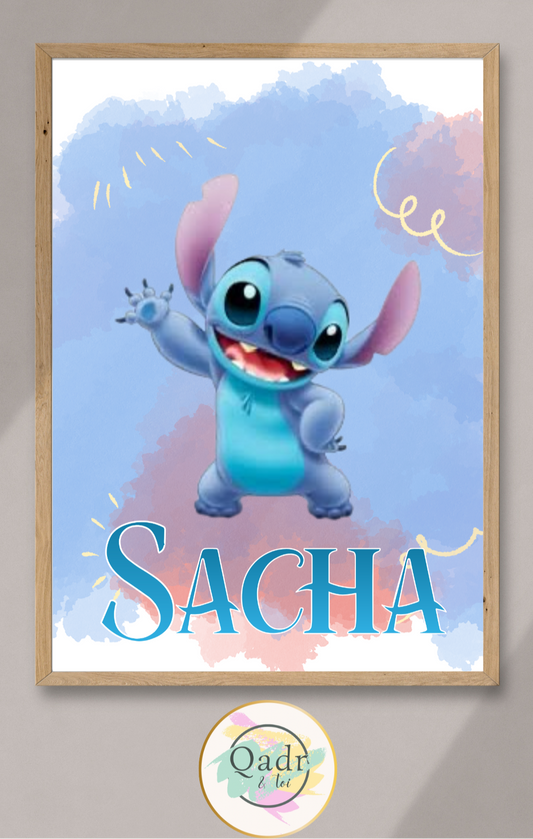 "Ohana, c’est pour la vie" Cadre personnalisé