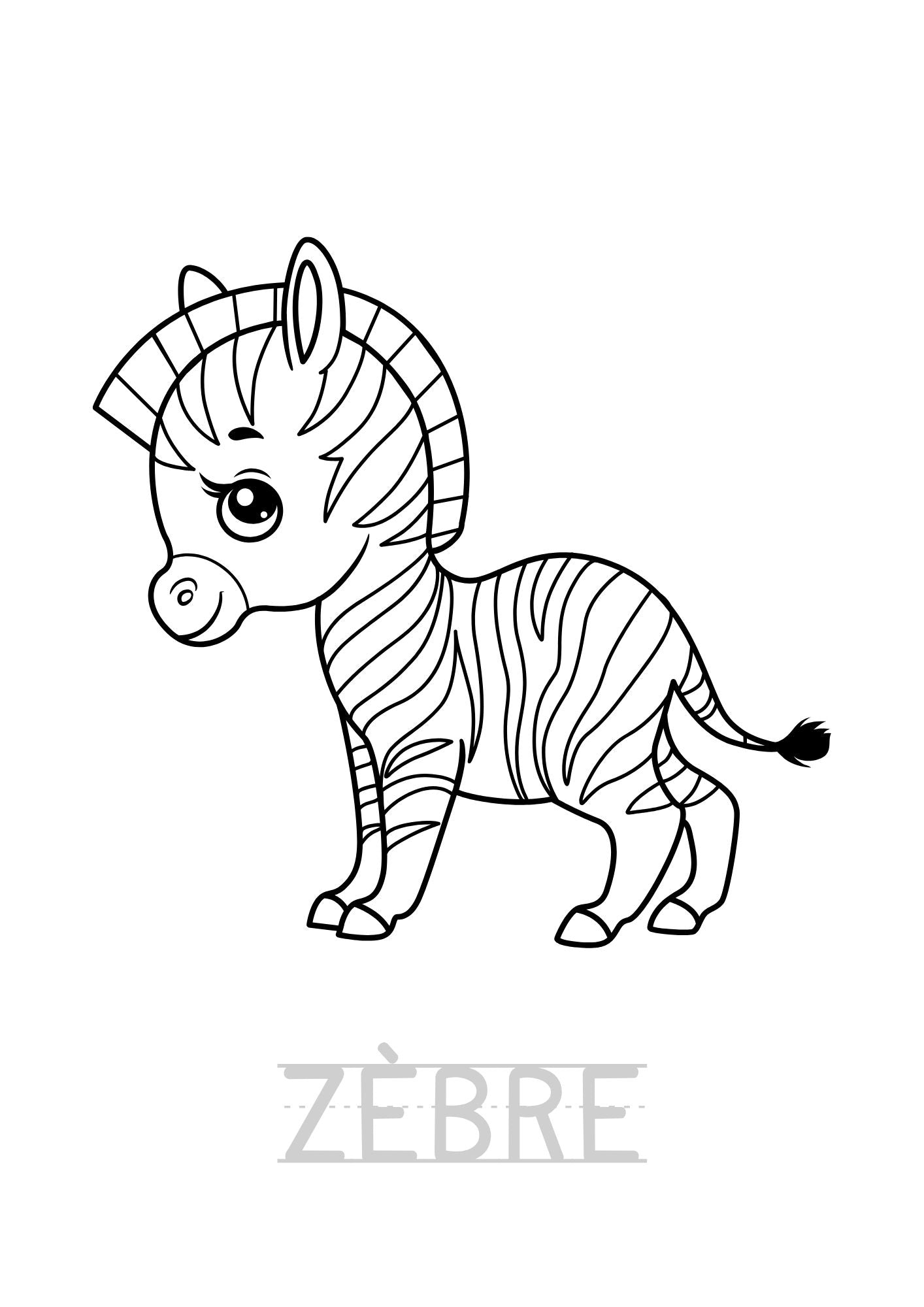 🎨✍️ Livret de Coloriage & Écriture – Format PDF à imprimer